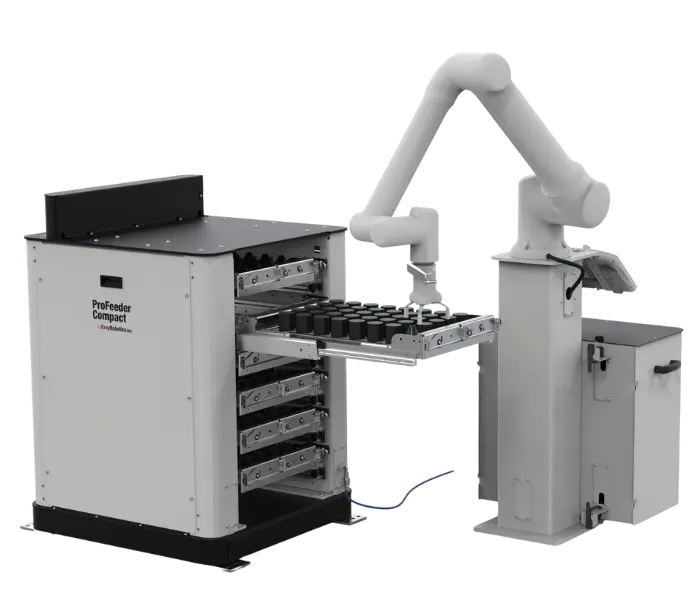 compact robot workstation